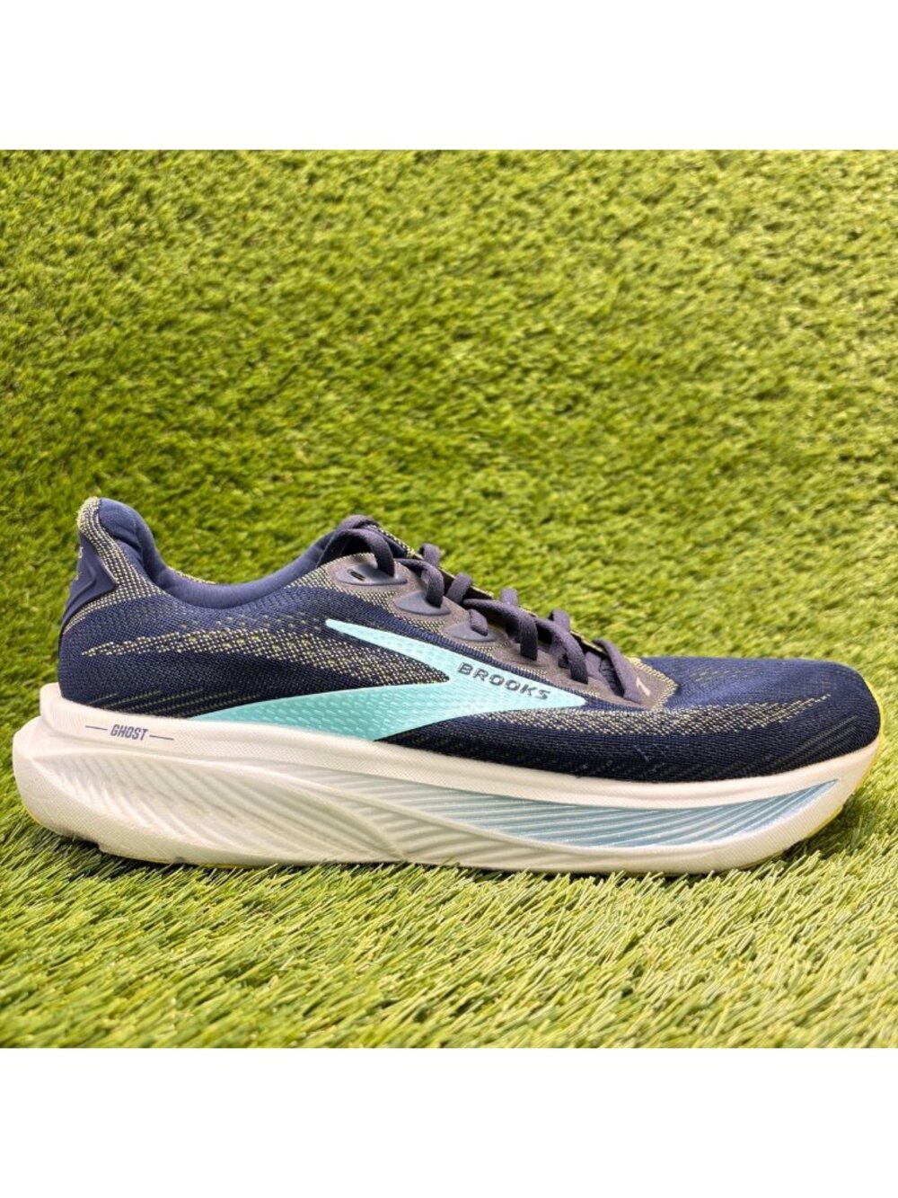 Brooks Ghost 17 Mens Size 10.5 Navy Blue Athletic Running Walking Shoes Sneakers